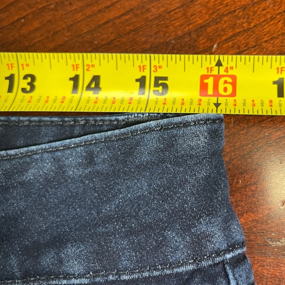 Riders by Lee Women Dark Wash Mid Rise Bootcut Jeans 16L 1BMBAW1 - Picture 7 of 10